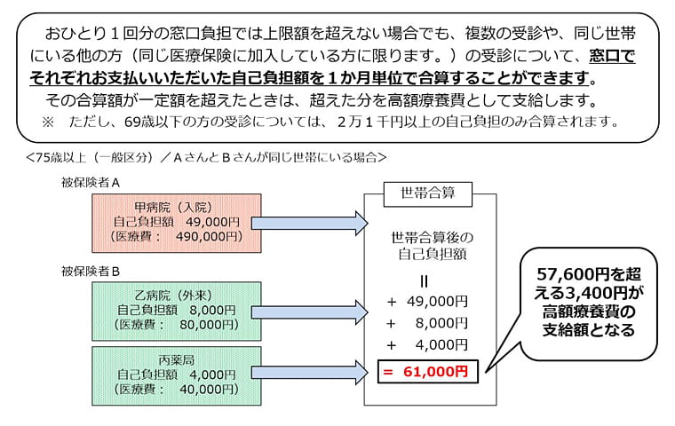 高額療養費制度上限額（世帯合算）